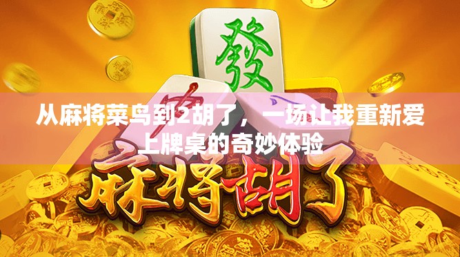 从麻将菜鸟到2胡了，一场让我重新爱上牌桌的奇妙体验