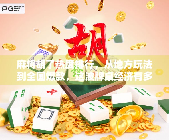 麻将胡了热度排行，从地方玩法到全国爆款，这波牌桌经济有多火？