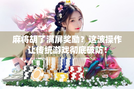 麻将胡了满屏奖励？这波操作让传统游戏彻底破防！